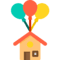 home hall wall balloon decoration