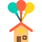 home hall wall balloon decoration