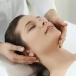 woman face and body massage service at home